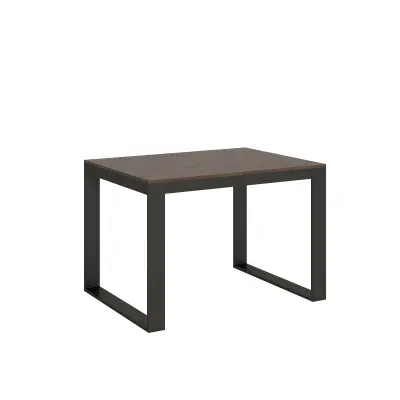 ITAMOBY Tecno Evolution (90x120/224 cm) - oreh, barva nog: antracit - raztegljiva jedilna miza