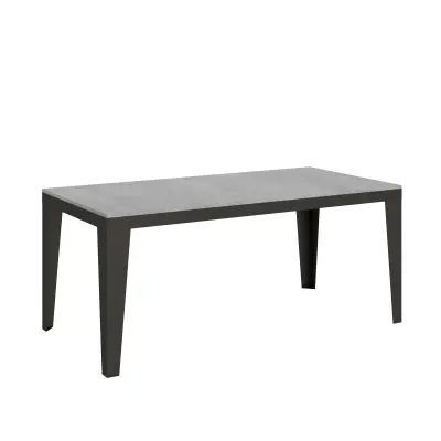 ITAMOBY Flame Evolution (90x180/440 cm) - siva, barva nog: antracit - raztegljiva jedilna miza