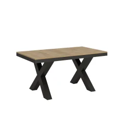 ITAMOBY Traffic Evolution (90x160/264 cm) - hrast, barva nog: antracit - raztegljiva jedilna miza