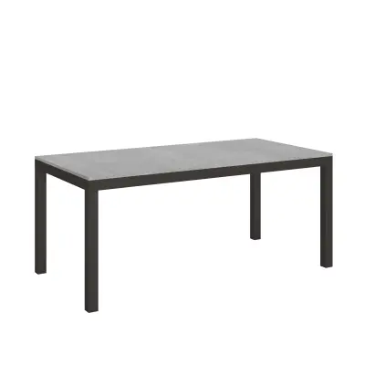ITAMOBY Everyday Evolution (90x180/284 cm) - siva, barva nog: antracit - raztegljiva jedilna miza