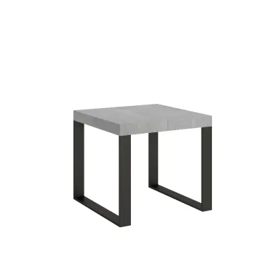 ITAMOBY Tecno (90x90/246 cm) - siva, barva nog: antracit - raztegljiva jedilna miza