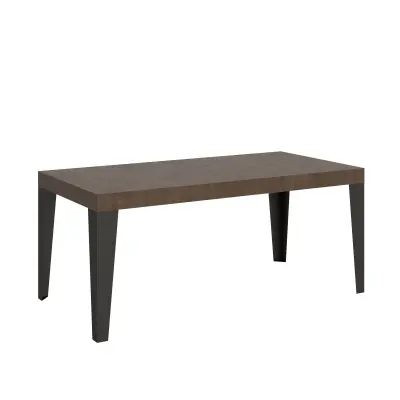 ITAMOBY Flame (90x180/440 cm) - oreh, barva nog: antracit - raztegljiva jedilna miza