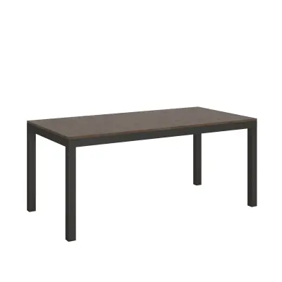 ITAMOBY Everyday Evolution (90x180/284 cm) - oreh, barva nog: antracit - raztegljiva jedilna miza
