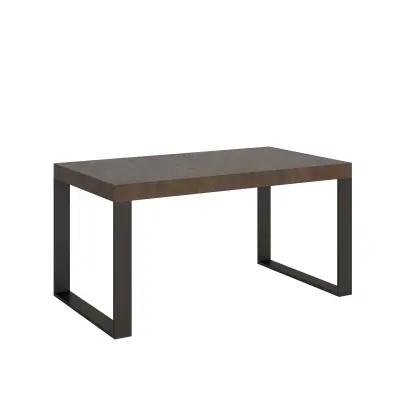 ITAMOBY Tecno (90x160/264 cm) - oreh, barva nog: antracit - raztegljiva jedilna miza