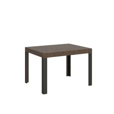 ITAMOBY Linea (70x110/194 cm) - oreh, barva nog: antracit - raztegljiva jedilna miza