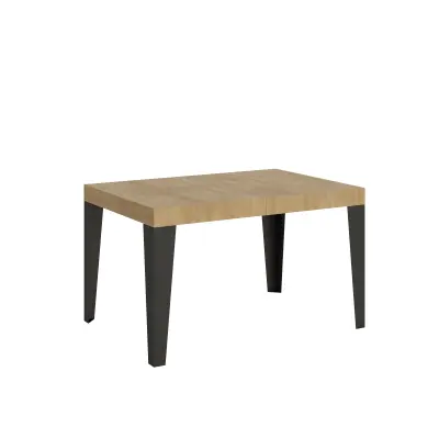 ITAMOBY Flame (90x120/224 cm) - hrast, barva nog: antracit - raztegljiva jedilna miza
