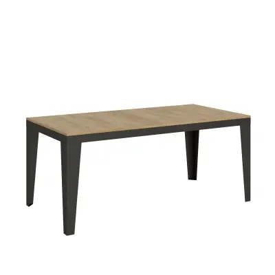 ITAMOBY Flame Evolution (90x180/440 cm) - hrast, barva nog: antracit - raztegljiva jedilna miza