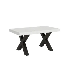 ITAMOBY Traffic (90x160/264 cm) - bela, barva nog: antracit - raztegljiva jedilna miza