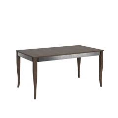 ITAMOBY Sciabola (90x160/264 cm) - oreh, barva nog: siva - raztegljiva jedilna miza