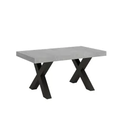 ITAMOBY Traffic (90x160/264 cm) - siva, barva nog: antracit - raztegljiva jedilna miza