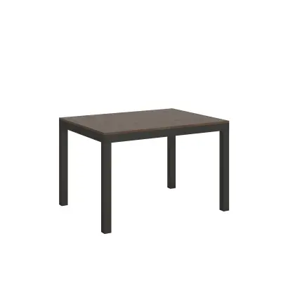 ITAMOBY Everyday Evolution (90x120/224 cm) - oreh, barva nog: antracit - raztegljiva jedilna miza