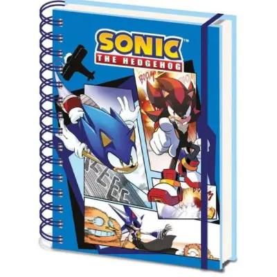 PYRAMID SONIC THE HEDGEHOG COMIC STRIP JUMP OUT A5 beležka