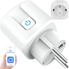 Pametni vtikač s prikazom porabe energije, wifi, alexa, google, "smart life", 16a