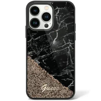 Guess zaščitni ovitek Liquid Glitter Marble Iphone 14