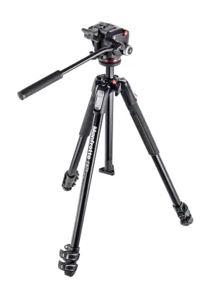 MANFROTTO 190X3 aluminijasto 3-sekcijsko stojalo z XPRO Fluid video glavo