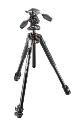 MANFROTTO 190 aluminijasto 3-sekcijsko stojalo z XPRO 3 Way glavo + 200PL ploščico