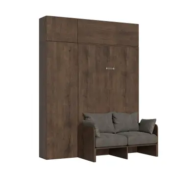 Ityhome 250.5 x 213.6 posteljni okvirji rjava