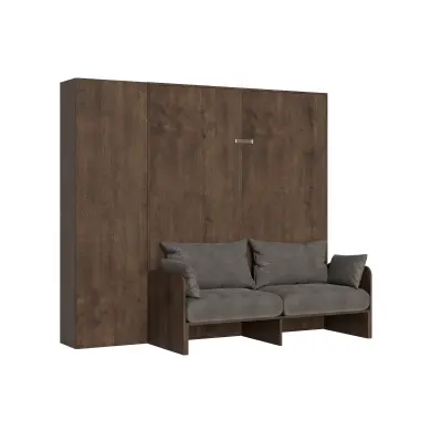Ityhome 210.5 x 233.6 posteljni okvirji rjava