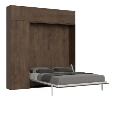 Ityhome 210.5 x 233.6 posteljni okvirji rjava