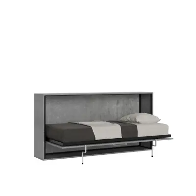 Ityhome 97.4 x 199.9 posteljni okvirji siva