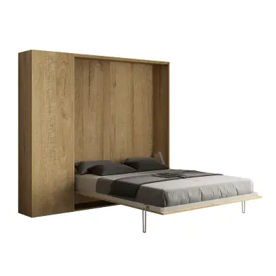 Ityhome 210.5 x 233.6 posteljni okvirji rjava