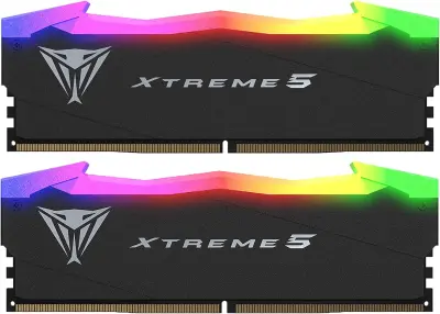 Patriot Viper Xtreme 5 RGB Kit 32GB (2x16GB) DDR5-7600 DIMM PC5-60800 CL36, 1.45V
