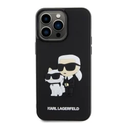 Ovitek KARL LAGERFELD KLHCP15X3DRKCNK, Iphone 15 Pro Max, črn