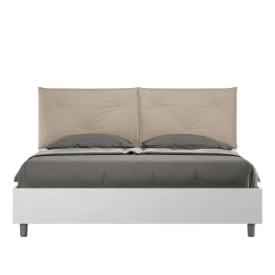 Ityhome 168 x 199 posteljni okvirji temno rjava