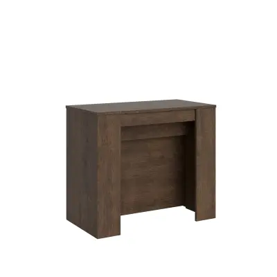 Ityhome 90 x 77 konzolna miza rjava