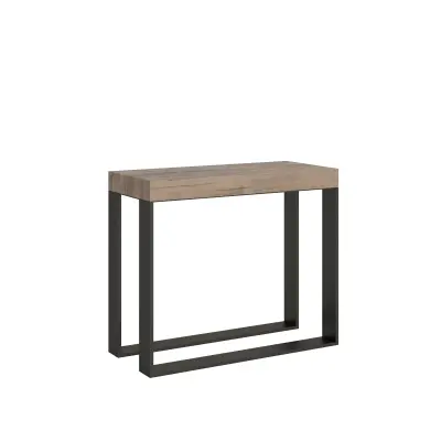 Ityhome 90 x 77 konzolna miza rjava