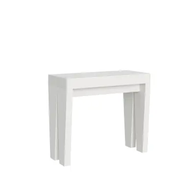 Ityhome 90 x 77 konzolna miza bela