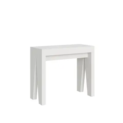 Ityhome 90 x 77 konzolna miza bela