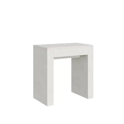 Ityhome 78 x 80 konzolna miza bela