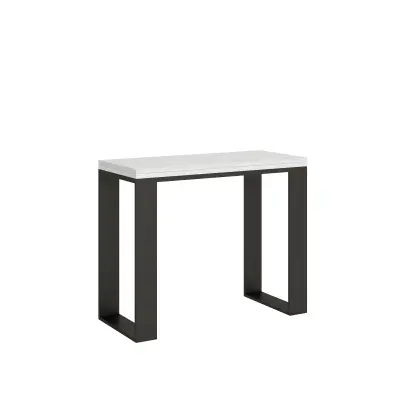 Ityhome 90 x 80 konzolna miza bela