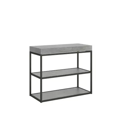 Ityhome 90 x 77 konzolna miza siva