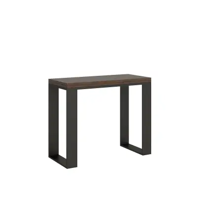 Ityhome 90 x 80 konzolna miza rjava