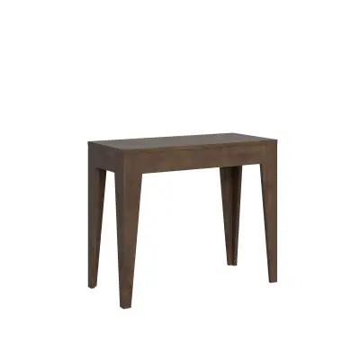 Ityhome 90 x 77 konzolna miza rjava