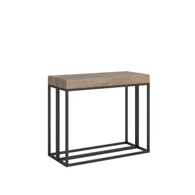 Ityhome 90 x 77 konzolna miza rjava