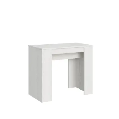 Ityhome 90 x 77 konzolna miza bela