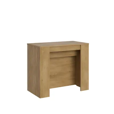 Ityhome 90 x 77 konzolna miza rjava