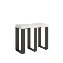 Ityhome 90 x 77 konzolna miza bela