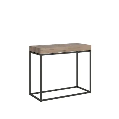 Ityhome 90 x 77 konzolna miza rjava