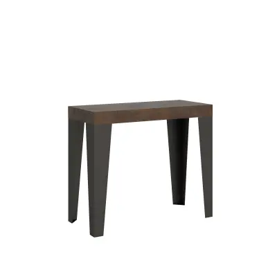 Ityhome 90 x 77 konzolna miza rjava