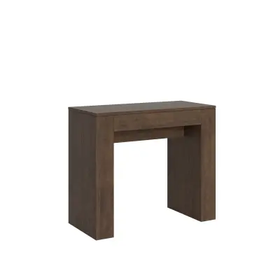 Ityhome 90 x 77 konzolna miza rjava