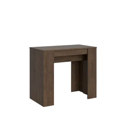 Ityhome 90 x 77 konzolna miza rjava