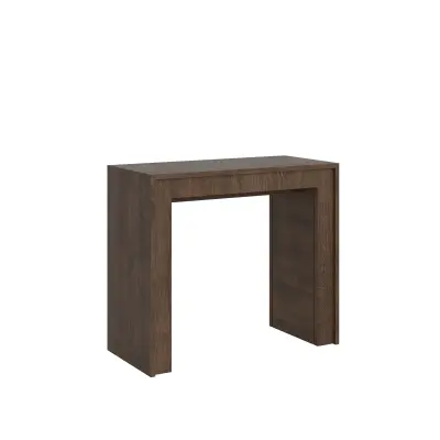 Ityhome 90 x 78 konzolna miza rjava