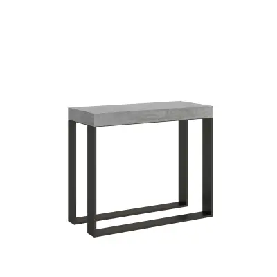 Ityhome 90 x 77 konzolna miza siva