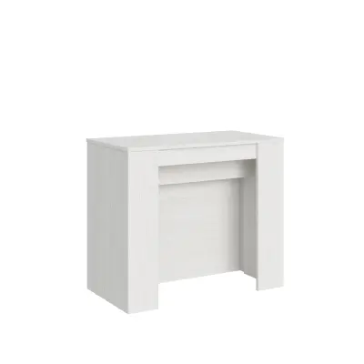 Ityhome 90 x 77 konzolna miza bela