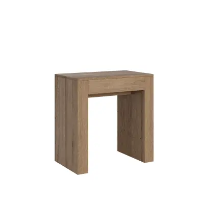 Ityhome 78 x 80 konzolna miza rjava
