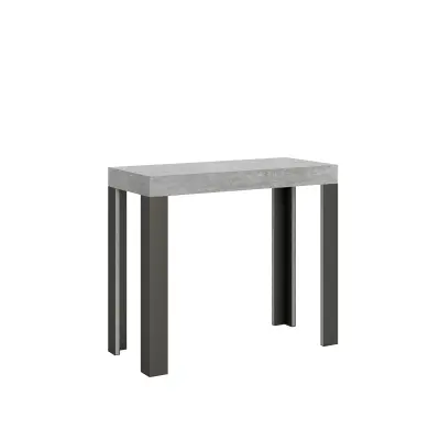 Ityhome 90 x 77 konzolna miza siva